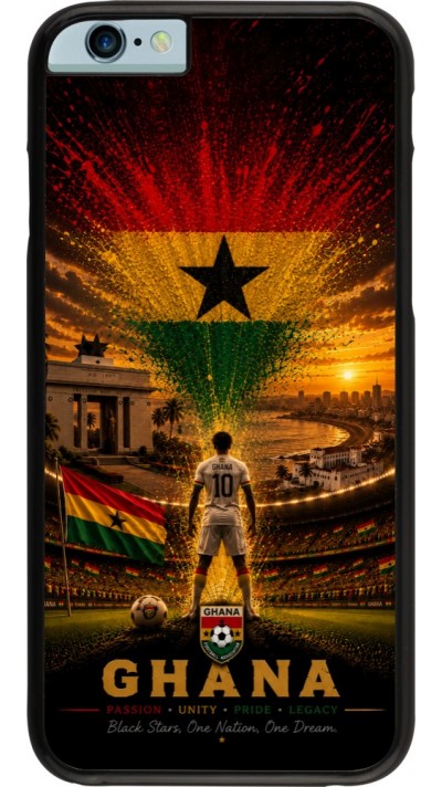 Coque iPhone 6/6s - Football Ghana splash 2026