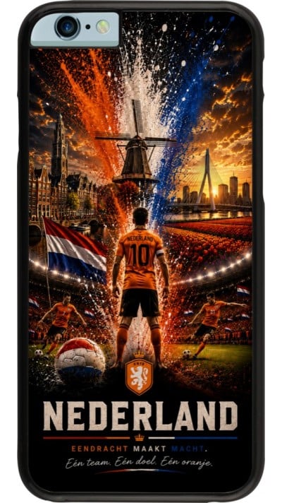 Coque iPhone 6/6s - Football Pays-Bas splash 2026