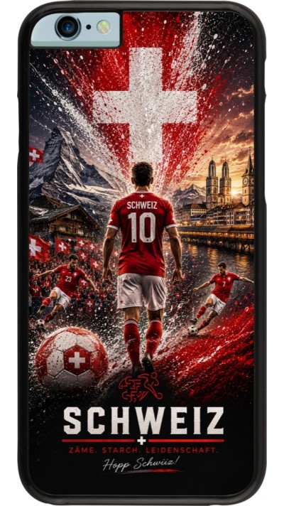 Coque iPhone 6/6s - Football Schweiz splash 2026