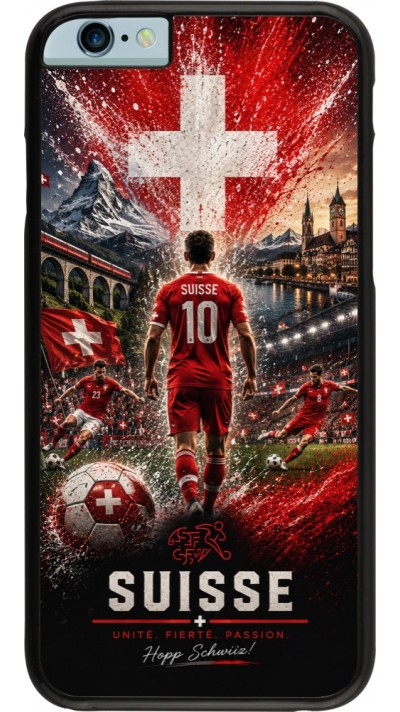 Coque iPhone 6/6s - Football Suisse splash 2026
