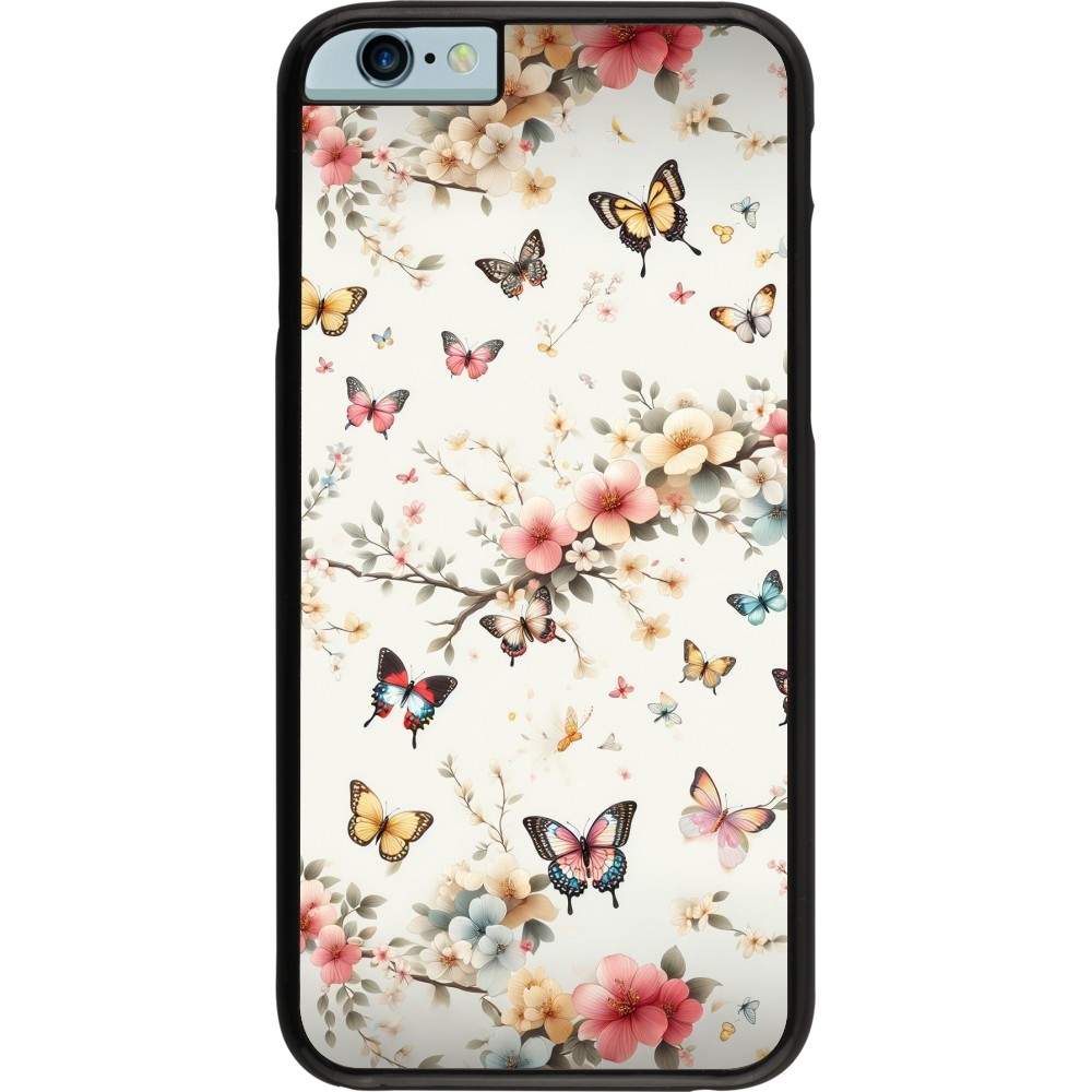 iPhone 6/6s Case Hülle - Frühling 25 Leichte Schmetterlinge