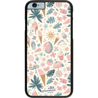 Coque iPhone 6/6s - Summer Pink Pattern