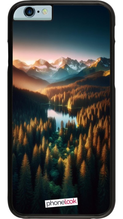 Coque iPhone 6/6s - Sunset Forest Lake