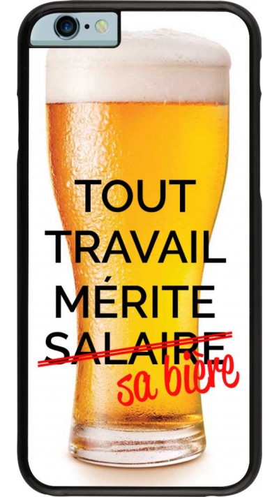 Coque iPhone 6/6s - Tout travail mérite sa bière