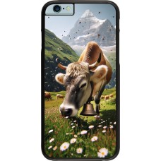 iPhone 6/6s Case Hülle - Kuh Berg Wallis