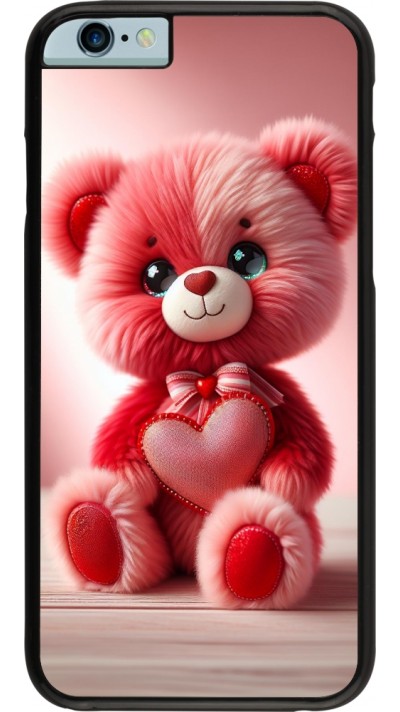 Coque iPhone 6/6s - Valentine 2024 Ourson rose