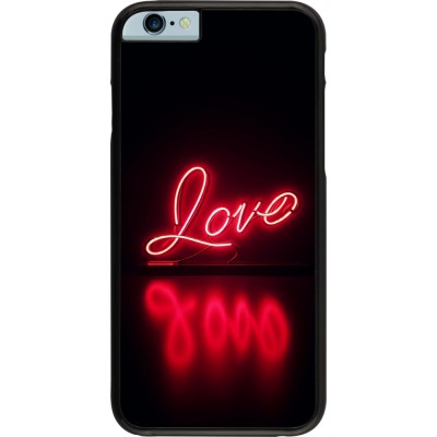 Coque iPhone 6/6s - Valentine 2025 Neon Love