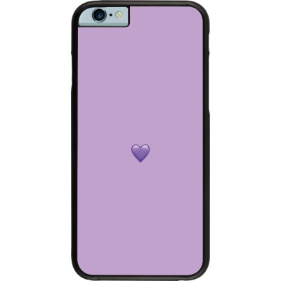 iPhone 6/6s Case Hülle - Valentine 2023 purpule single heart