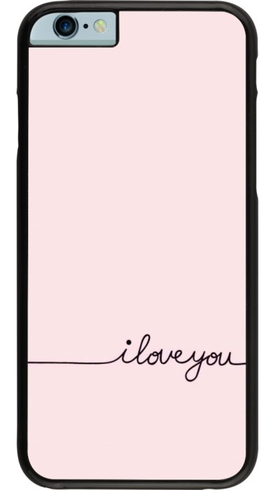 iPhone 6/6s Case Hülle - Valentine 2023 i love you writing
