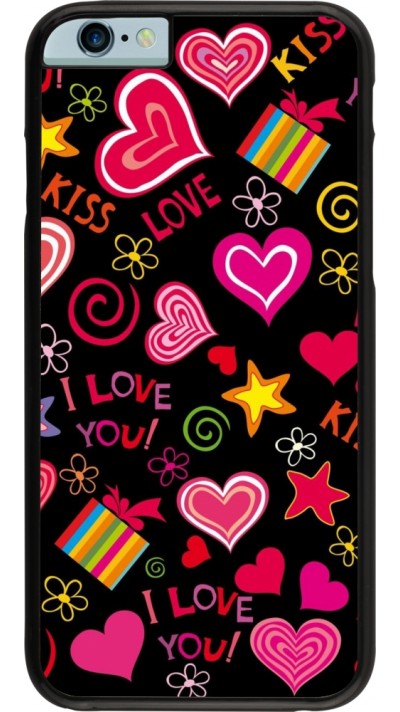 iPhone 6/6s Case Hülle - Valentine 2023 love symbols