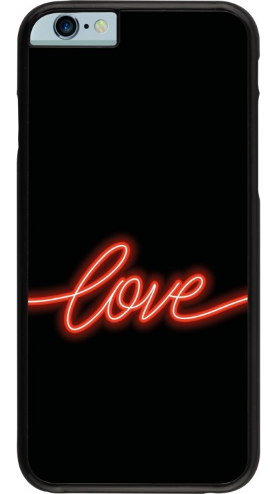 iPhone 6/6s Case Hülle - Valentine 2023 neon love