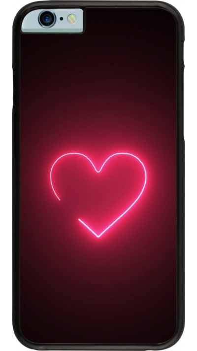 Coque iPhone 6/6s - Valentine 2023 single neon heart