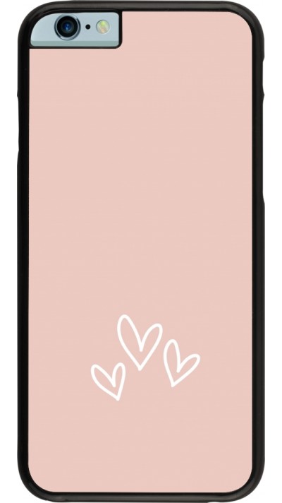 Coque iPhone 6/6s - Valentine 2023 three minimalist hearts