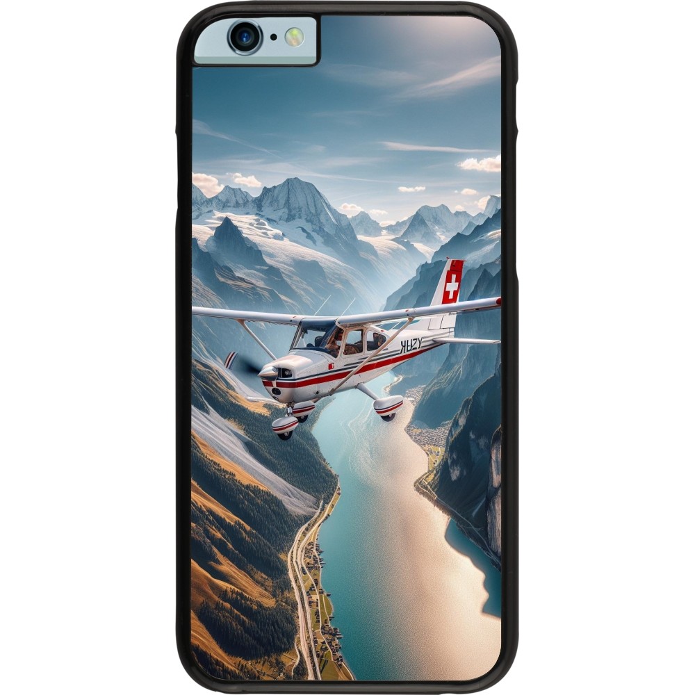 iPhone 6/6s Case Hülle - Schweizer Alpenflug