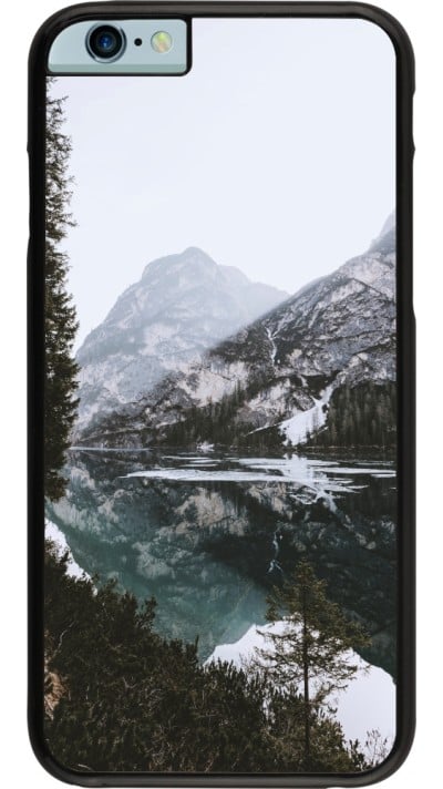 Coque iPhone 6/6s - Winter 22 snowy mountain and lake