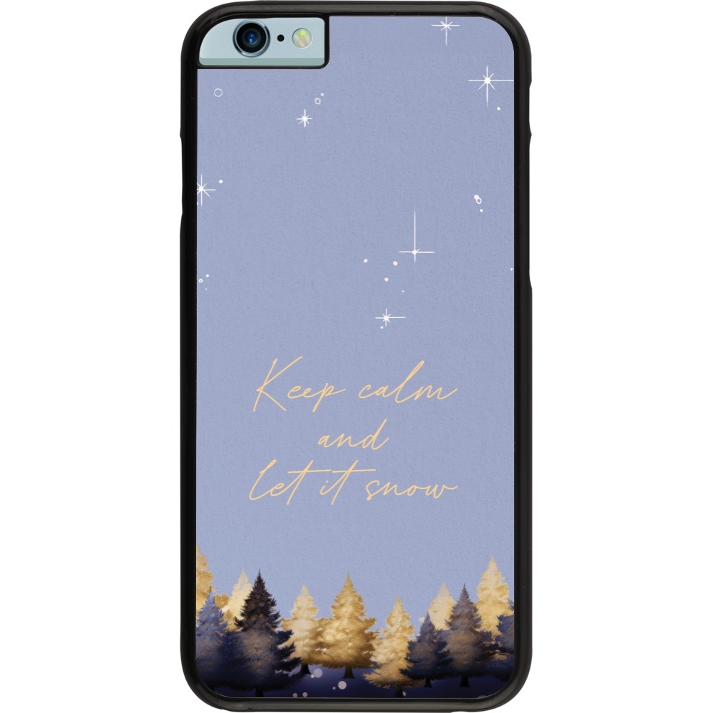 Coque iPhone 6/6s - Winter 25 Winter illustration of trees