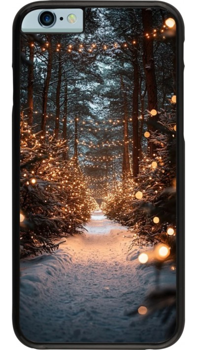 Coque iPhone 6/6s - Winter 25 Winter snowy road