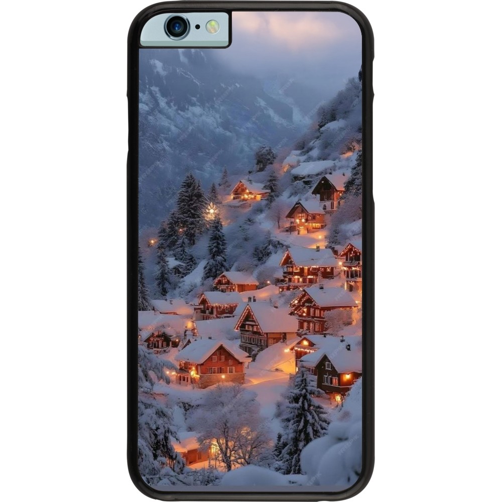 Coque iPhone 6/6s - Winter 25 Winter snowy village