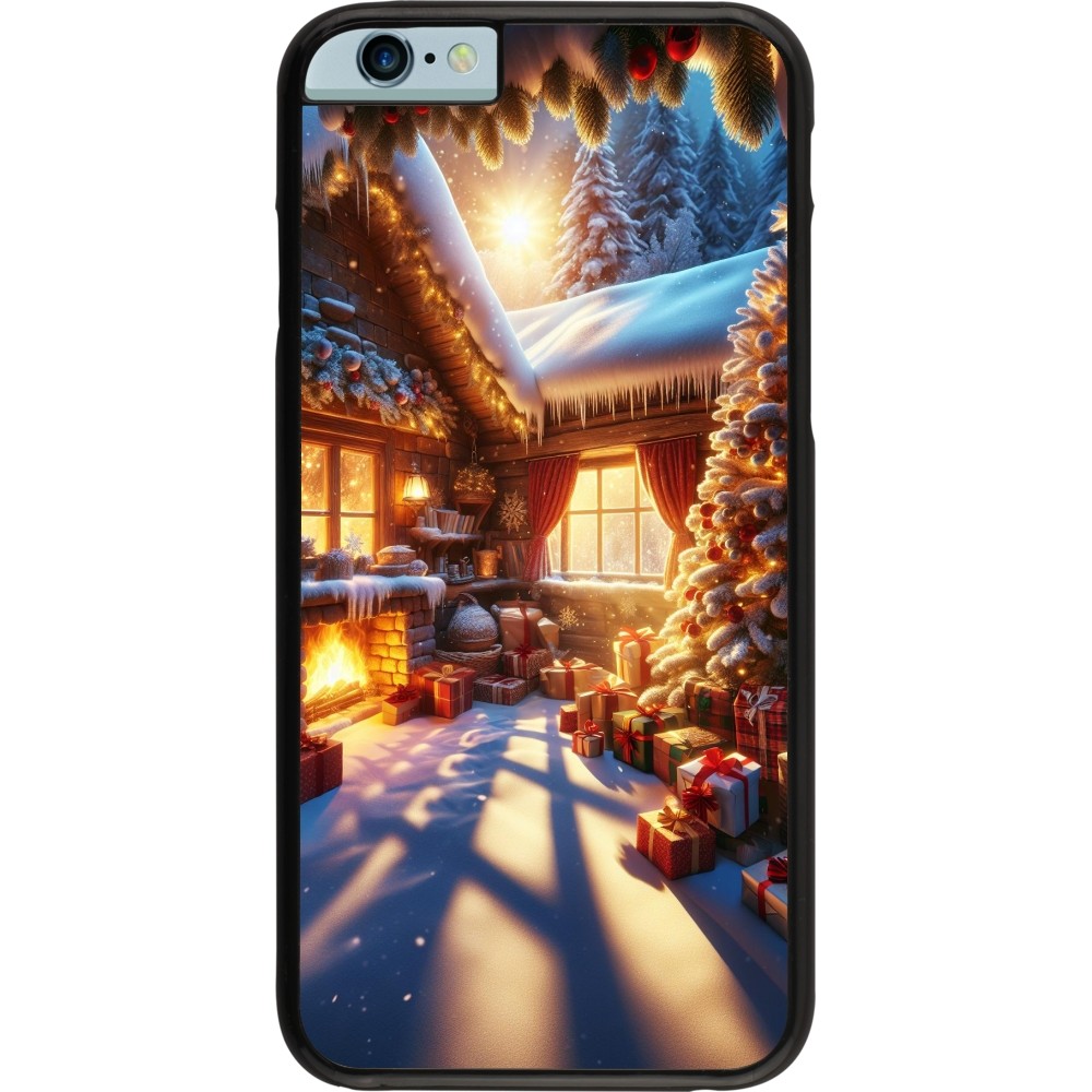 iPhone 6/6s Case Hülle - Weihnachten Chalet Feerie