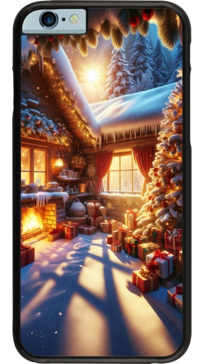 Coque iPhone 6/6s - Noël Chalet Féerie