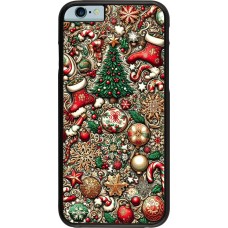 iPhone 6/6s Case Hülle - Weihnachten 2023 Mikromuster