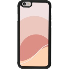 Coque iPhone 6/6s - Silicone rigide noir Autumn 22 abstract sunrise