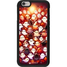 iPhone 6/6s Case Hülle - Silikon schwarz Gespenster Herbst niedlich