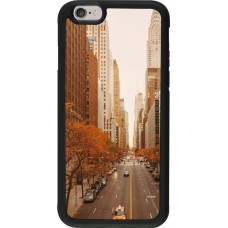 Coque iPhone 6/6s - Silicone rigide noir Autumn 2024 New York city