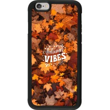 Coque iPhone 6/6s - Silicone rigide noir Autumn 25 Autumn vibes