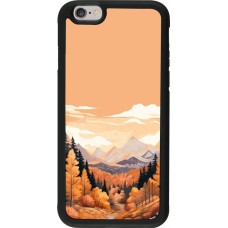 Coque iPhone 6/6s - Silicone rigide noir Autumn 25 Mountains