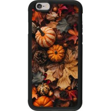 Coque iPhone 6/6s - Silicone rigide noir Autumn 25 Pumpkin
