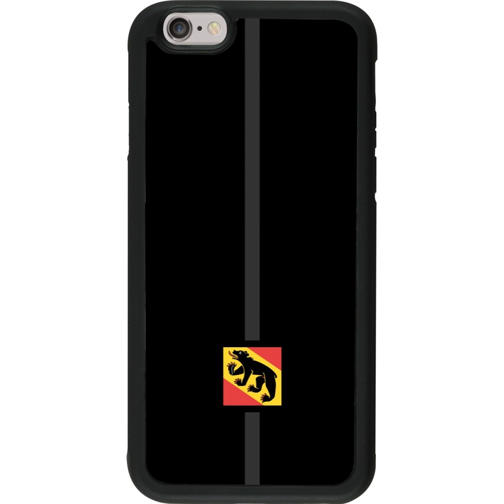 iPhone 6/6s Case Hülle - Silikon schwarz Kanton BE schwarz