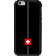 iPhone 6/6s Case Hülle - Silikon schwarz Kanton CH schwarz