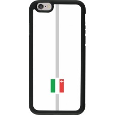 Coque iPhone 6/6s - Silicone rigide noir Canton NE blanc