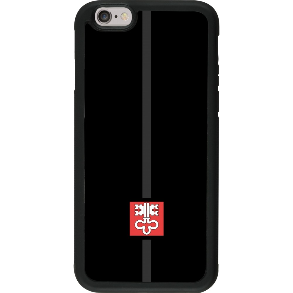 Coque iPhone 6/6s - Silicone rigide noir Canton NW noir