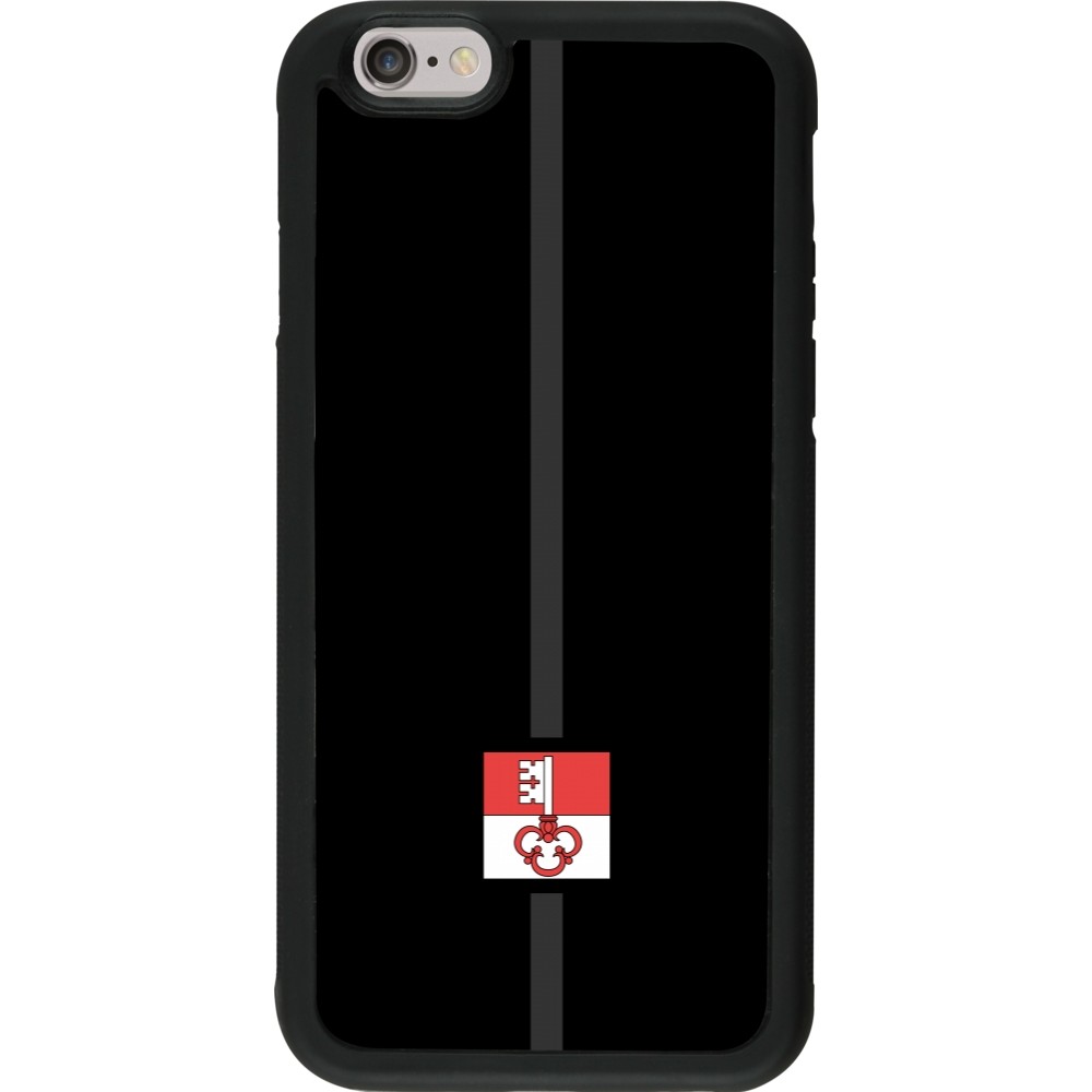 Coque iPhone 6/6s - Silicone rigide noir Canton OW noir