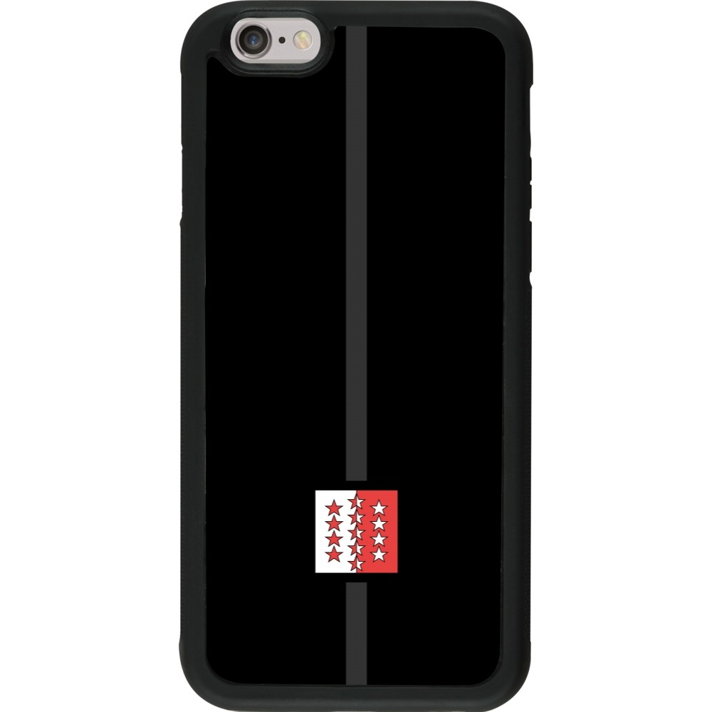 iPhone 6/6s Case Hülle - Silikon schwarz Kanton VS schwarz
