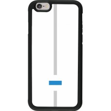 Coque iPhone 6/6s - Silicone rigide noir Canton ZG blanc