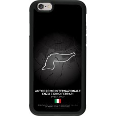 Coque iPhone 6/6s - Silicone rigide noir F1 Track 2025 Emilia-Rogmana