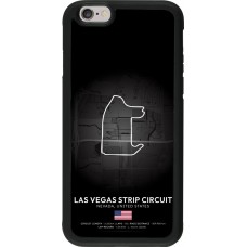 Coque iPhone 6/6s - Silicone rigide noir F1 Track 2025 Las Vegas