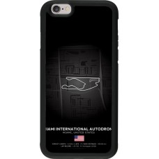 Coque iPhone 6/6s - Silicone rigide noir F1 Track 2025 Miami