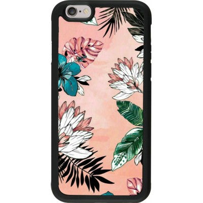 Coque iPhone 6/6s - Silicone rigide noir Flowers Artprint