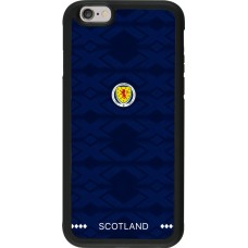 Coque iPhone 6/6s - Silicone rigide noir Maillot de football Ecosse 2026 personnalisable