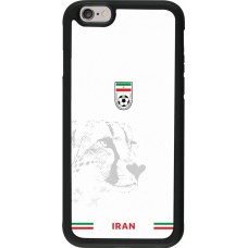 iPhone 6/6s Case Hülle - Silikon schwarz Iran 2026 personalisierbares Fussballtrikot