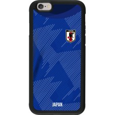 iPhone 6/6s Case Hülle - Silikon schwarz Japan 2022 personalisierbares Fussballtrikot