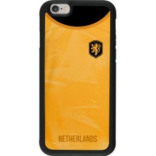 iPhone 6/6s Case Hülle - Silikon schwarz Holland 2022 personalisierbares Fußballtrikot