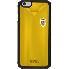 iPhone 6/6s Case Hülle - Silikon schwarz Fussballtrikot Rumänien