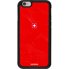 iPhone 6/6s Case Hülle - Silikon schwarz Schweiz 2026 personalisierbares Fussballtrikot