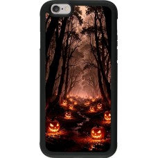 iPhone 6/6s Case Hülle - Silikon schwarz Halloween 2025 Road of Terrifying Pumpkins