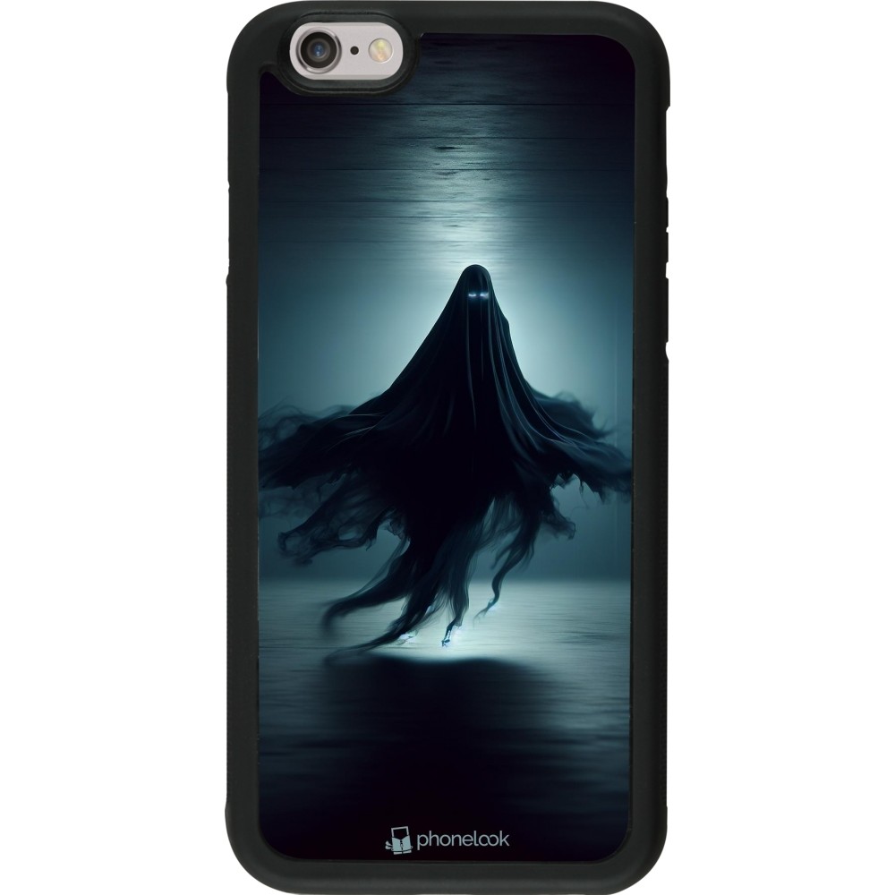 iPhone 6/6s Case Hülle - Silikon schwarz Halloween 2024 Spektraler Schatten